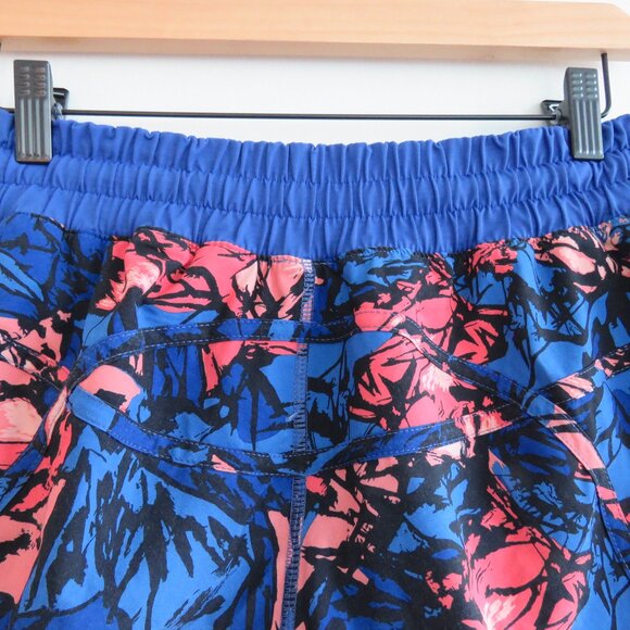 LULULEMON Tracker Short IV (4-way Stretch) Paint Storm Harbor Blue Multi / Black - Picture 10 of 13